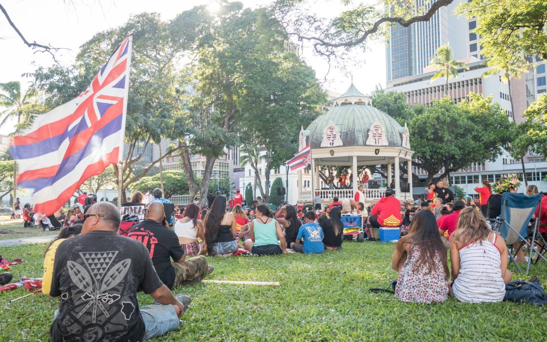 Kū Kiaʻi Mauna Rally at ʻIolani Palace