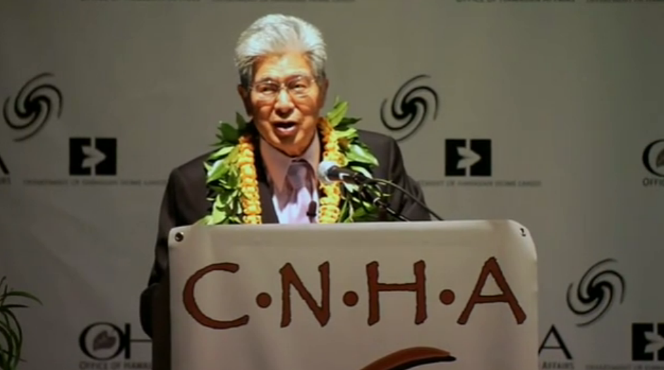 Senator Akaka Speaks at the Native Hawaiian Convention
