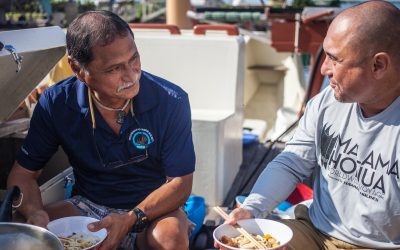 Cooking Hawaiian Style on Hikianalia