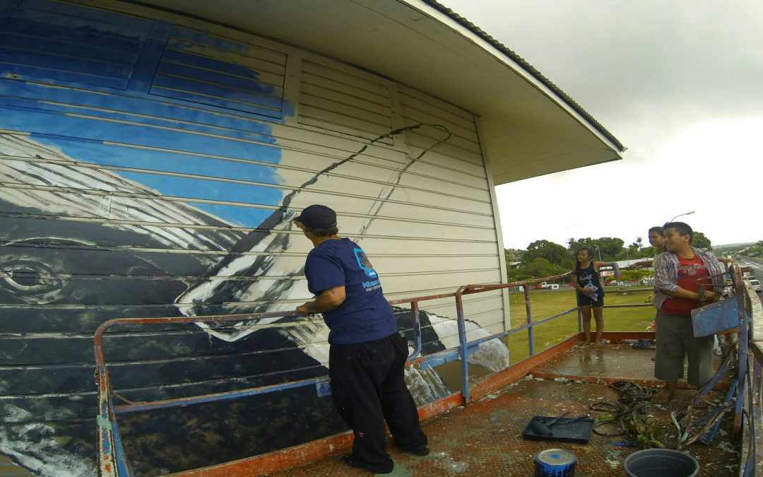 Wyland Whales Apia