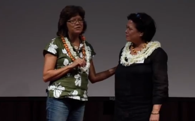 Creativity’s Visual Voice – Indigenous Wisdom In Bold Color: Maile Meyer and Meleanna Meyer at #TEDxManoa