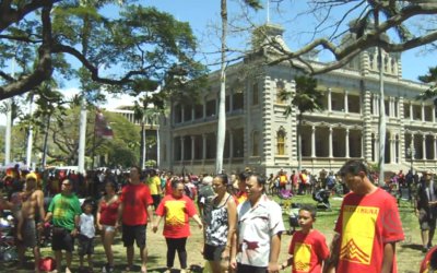 Kū Kiaʻi Mauna Rally at ʻIolani Palace