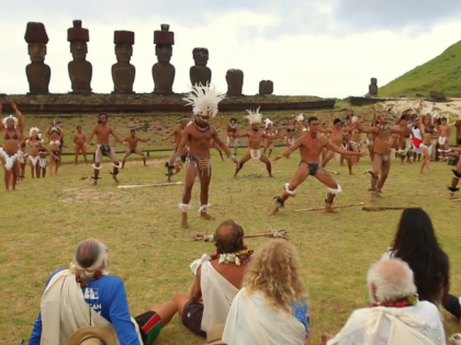 Worldwide Voyage | Rapa Nui Arrival Ceremony