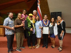 Kalani Peʻa Honored at Hawaiʻi State Capitol