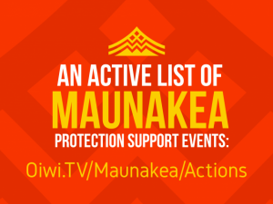 Maunakea Protection Support Events – Active List